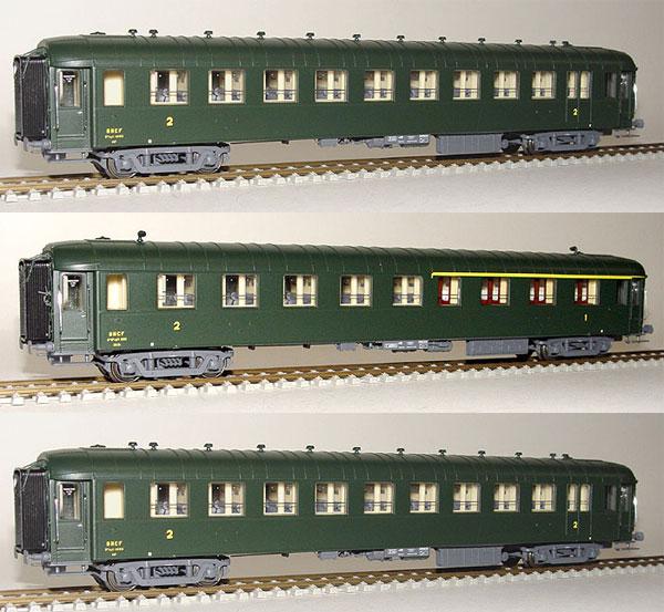 Ls Models Set Of 3 Passenger Cars Type Ocem Eurotrainhobby